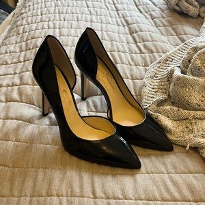 Patent leather stilettos